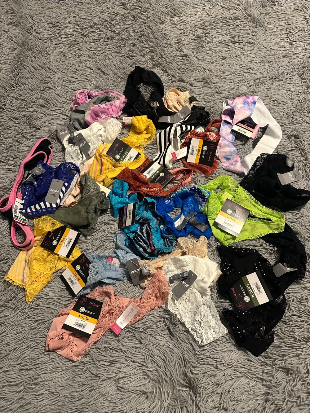 Women’s panties thongs bundle mixed lot